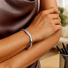 Classic Bangle in 14K White Gold (5.00 mm), view 6