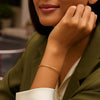 14K Yellow Gold Diamond Cut Stack Bangle Bracelet (1.80 mm), view 4