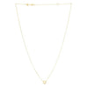 14K Yellow Gold Star of David Necklace, view 2
