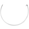 14K Yellow Gold And Silver Reversible Omega Chain Necklace (5.00 mm), view 3