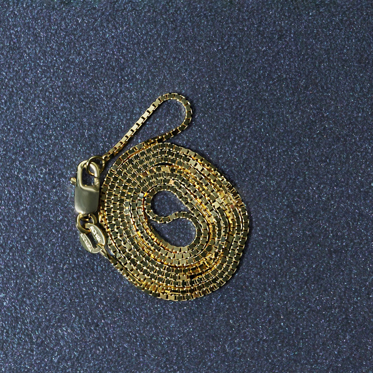 14k Yellow Gold Classic Box Chain (0.85 mm), view 15