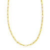 14K Yellow Gold Mini Diamante Paperclip Necklace (3.20 mm)