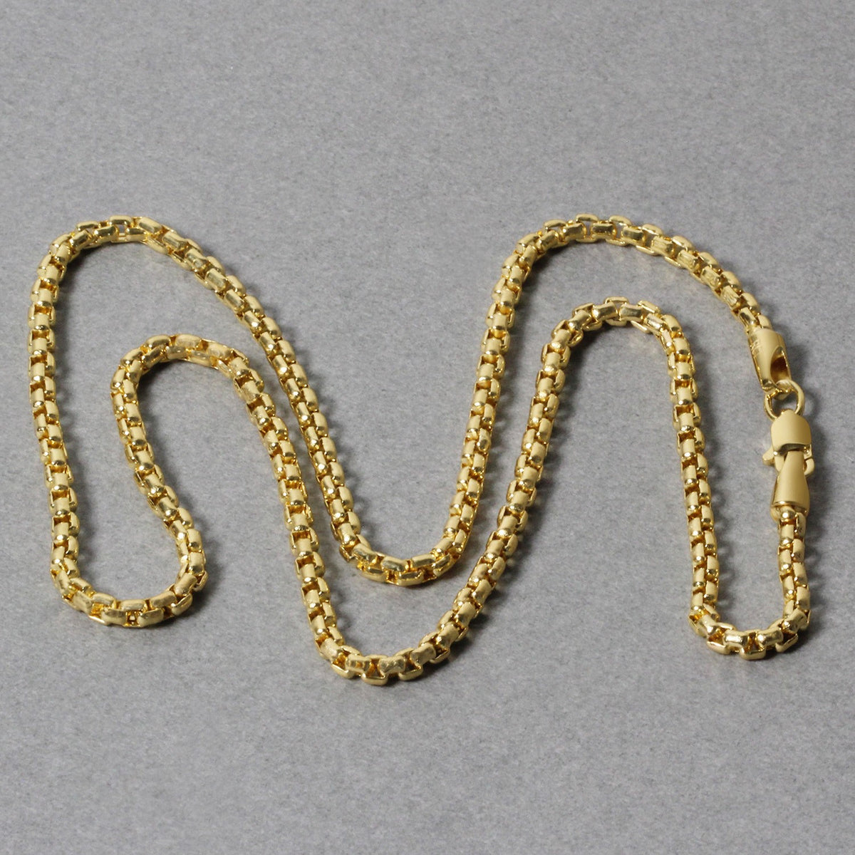 14k Yellow Gold Round Box Chain (2.5 mm), view 7