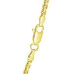 14k Yellow Gold Round Box Chain (2.5 mm), view 21