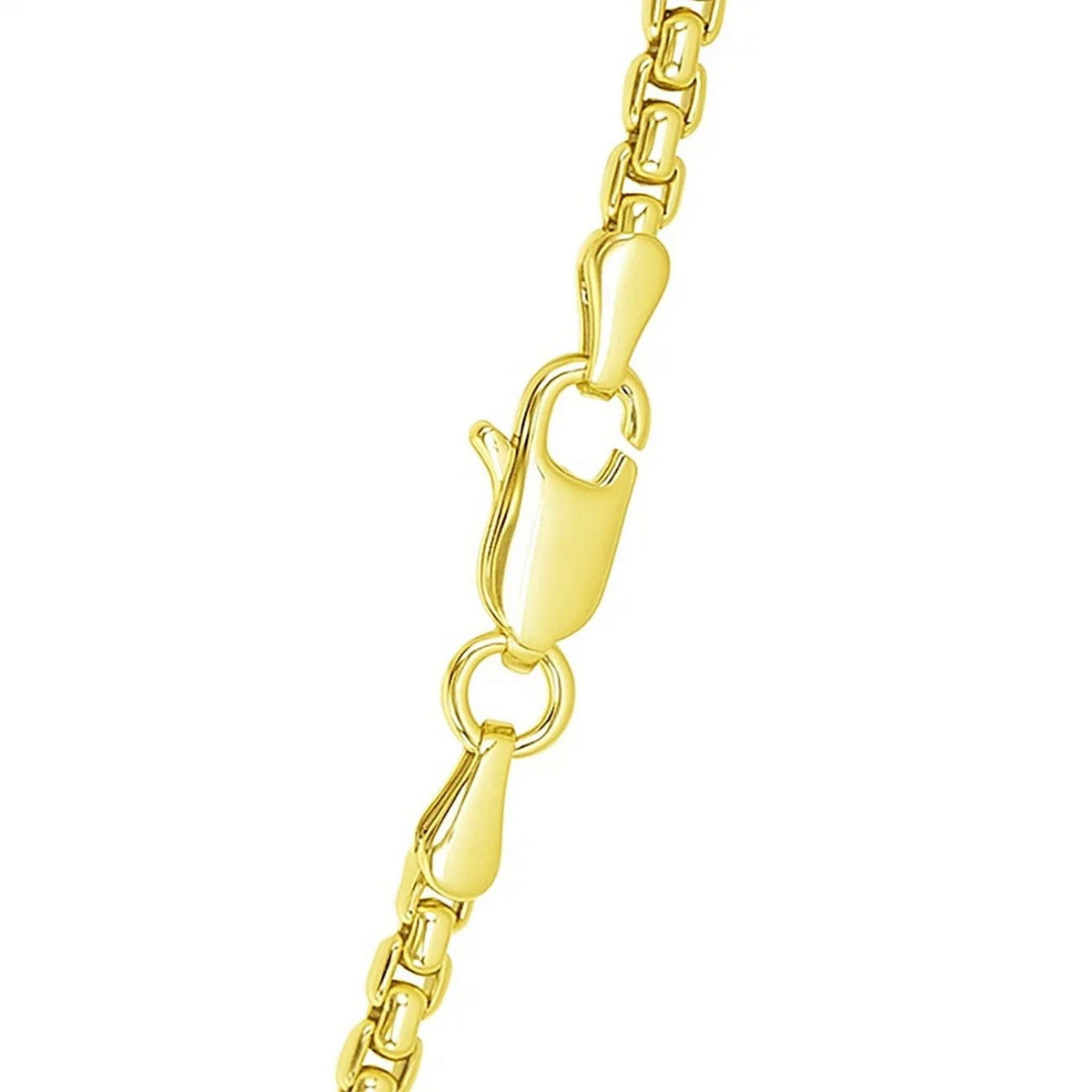 14k Yellow Gold Round Box Chain (2.5 mm), view 21