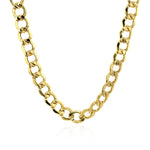 14k Yellow Gold Curb Chain (6.20 mm), view 3