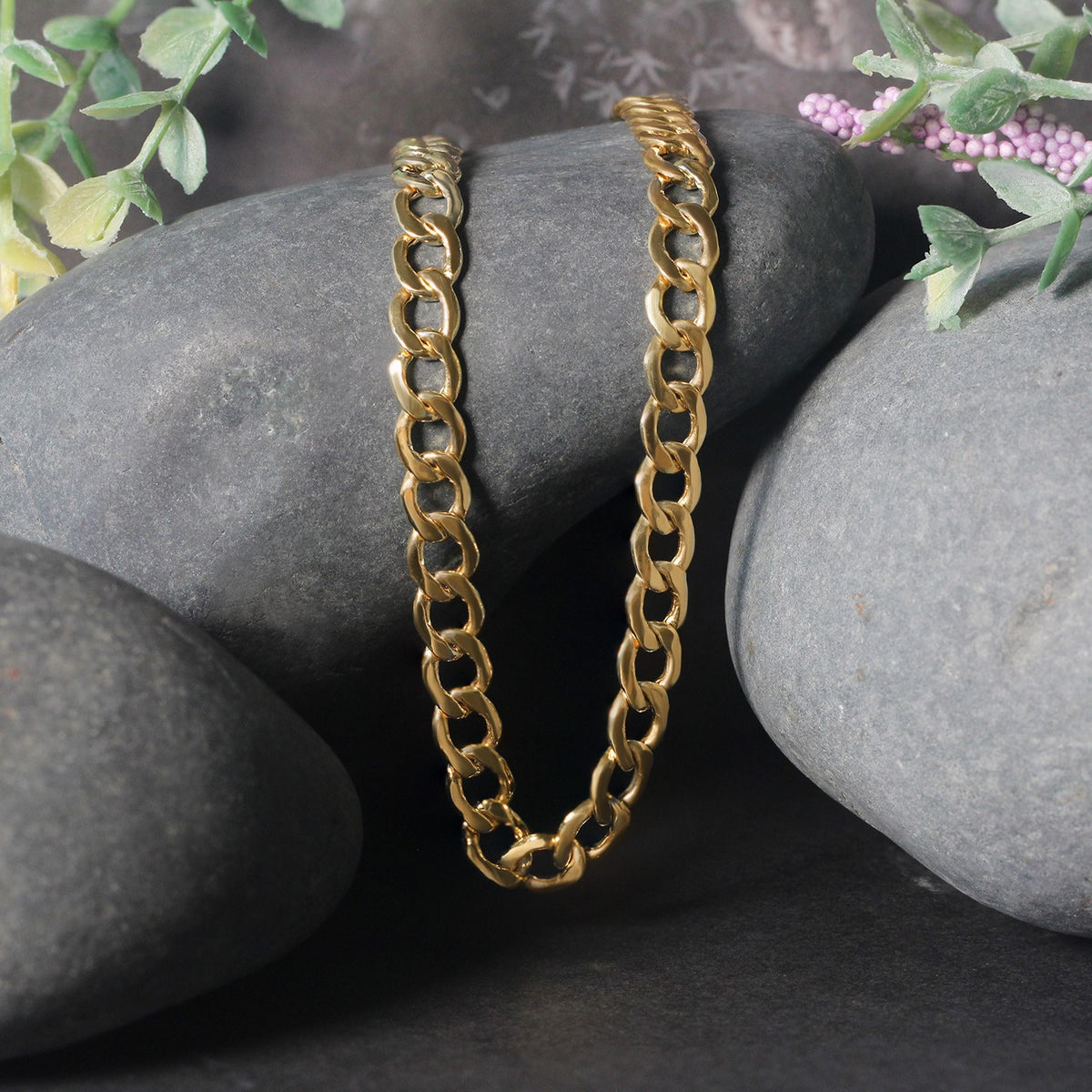 14k Yellow Gold Curb Chain (6.20 mm), view 16