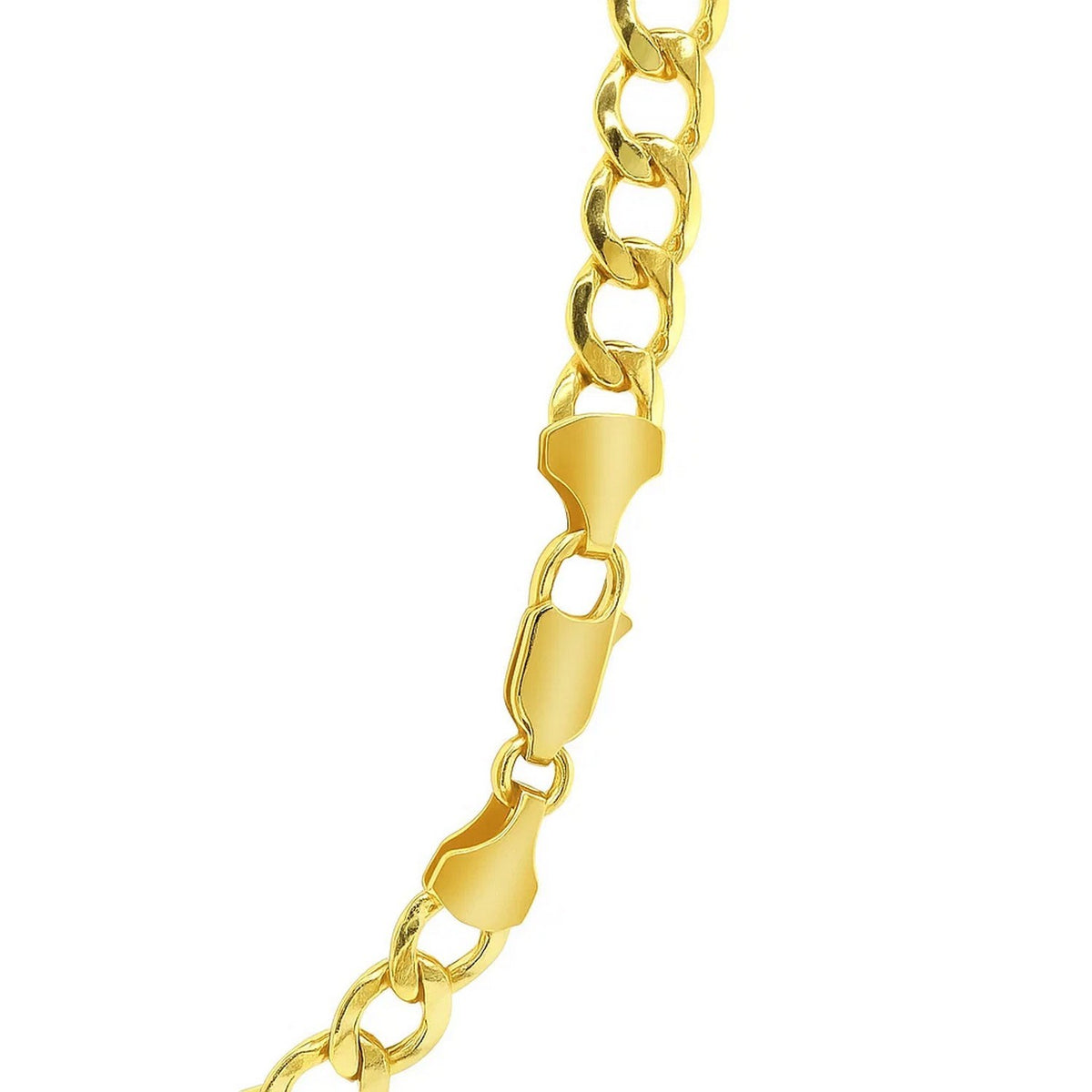 14k Yellow Gold Curb Chain (6.20 mm), view 17