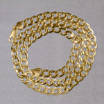 14k Yellow Gold Curb Chain (6.20 mm), view 2