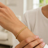 14K Yellow Gold Bead Bracelet (3.00 mm)