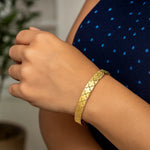 Nature Inspired Clover Bracelet in 14K Yellow Gold (6.50 mm), view 6