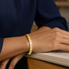 Nature Inspired Clover Bracelet in 14K Yellow Gold (6.50 mm), view 7