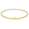 14K Yellow Gold Rolo Bracelet (2.50 mm), view 3