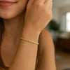14K Yellow Gold Rolo Bracelet (2.50 mm), view 5