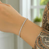 14K White Gold Mini Glacier Bracelet (2.10 mm), view 3