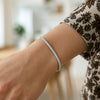 14K White Gold Mini Glacier Bracelet (2.10 mm), view 4