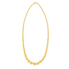 Graduated Bead Pallina Necklace in 14K Yellow Gold, view 2
