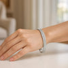 14K White Gold Glacier Bracelet (8.10 mm), view 3