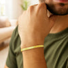 14K Yellow Gold Super Flex Herringbone Bracelet (4.60 mm), view 4