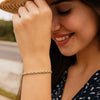 14K Yellow Gold Solid Diamond Cut Rope Bracelet (3.00 mm), view 7