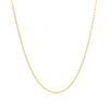 10k Yellow Gold Diamond Cut Cable Link Chain (1.10 mm)
