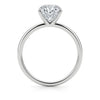 5 Carat Emerald Lab Grown IGI G/VS1 Diamond Solitaire Ring in 14K White Gold