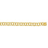 14K Yellow Gold Solid Double Link Charm Bracelet (10.00 mm), view 2