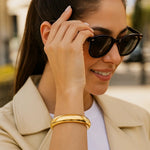 Classic Bangle in 14K Yellow Gold (10.00 mm), view 4