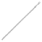 Sterling Silver Anchor Chain Bracelet (6.40 mm)