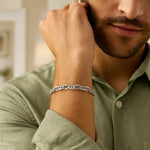 Sterling Silver Anchor Chain Bracelet (6.40 mm), view 2