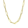 10K Yellow Gold Lite Paperclip Chain (4.20 mm)