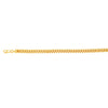 Sterling Silver Yellow Gold Plated Miami Cuban Chain (5.60 mm), view 2