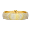14K Yellow Gold Bold Diamante Flex Bracelet (17.10 mm), view 3