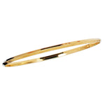 14K Yellow Gold Knife Edge Bangle, view 2