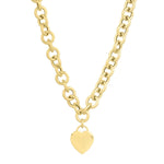 14K Yellow Gold Rolo Link Necklace (11.40 mm)
