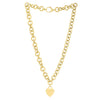 14K Yellow Gold Rolo Link Necklace (11.40 mm), view 3