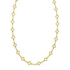 14K Yellow Gold Clover Link Necklace (7.00 mm)