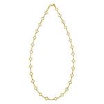14K Yellow Gold Clover Link Necklace (7.00 mm), view 2