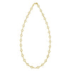 14K Yellow Gold Clover Link Necklace (7.00 mm), view 2