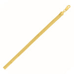 14K Yellow Gold Oval Snake Chain Bracelet (5.30 mm)