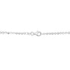 Sterling Silver Rhodium Plated Moon Cut Bead Chain (2.50 mm), view 4