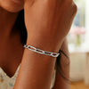 Sterling Silver Wide Paperclip Chain Bracelet (5.90 mm)