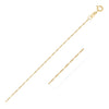 14k Yellow Gold Singapore Chain 0.6mm (0.60 mm)