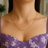 14k Yellow Gold Singapore Chain 0.6mm (0.60 mm)