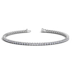 Lab Grown Round Diamond Tennis Bracelet in 14K White Gold (2 cctw F/G VS2/SI1)