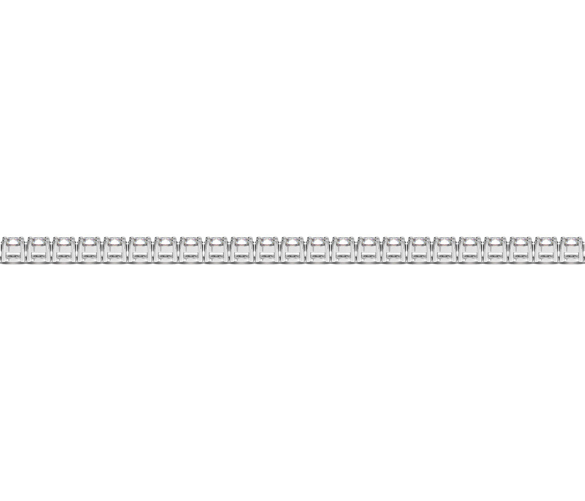 Lab Grown Round Diamond Tennis Bracelet in 14K White Gold (2 cctw F/G VS2/SI1), view 3