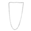 Sterling Silver Rhodium Plated French Cable Chain (5.00 mm), view 2