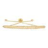 14K Yellow Gold Chain Bar Lariat Style Bracelet (1.00 mm), view 2