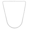 14k White Gold Light Gourmette Chain (2.80 mm)