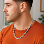 Sterling Silver Anchor Chain Necklace (5.50 mm), view 4